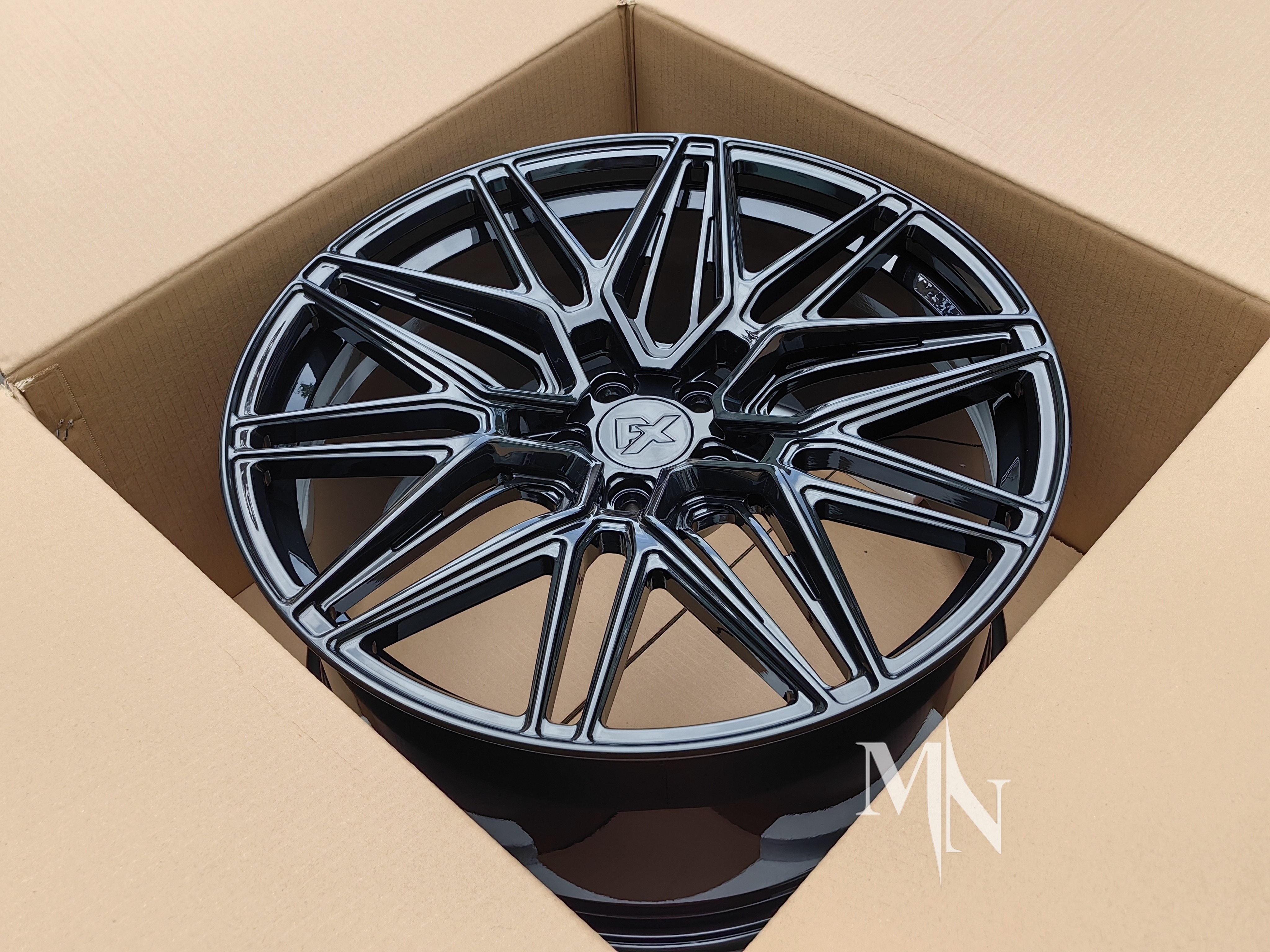 Vossen HF7 Gloss Black Wheels For Audi RS6 C5 C6 C7 C8 18 19 20 21 22 Inch Custom Avant Rims