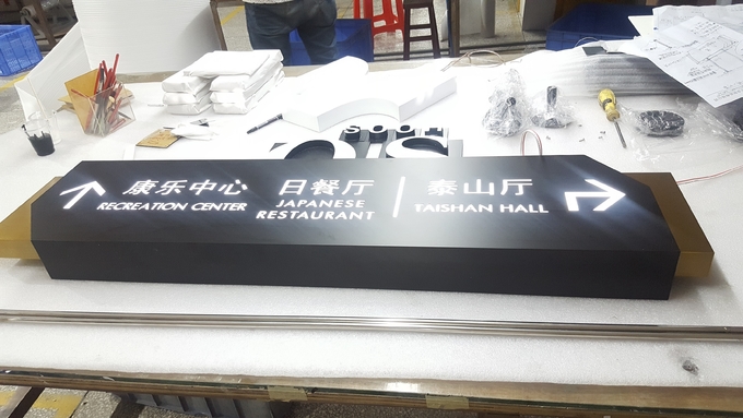 Blue Illuminated LED Light Boxes Single / Double Sided 600*800*120mm