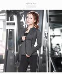 CPG Global Women Multi-Colors Outdoor Polyester Sexy Slim Fit Long Sleeves Gym