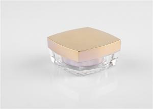 China Double Wall 50g Square Acrylic Cream Jar Cosmetic Package Container wholesale