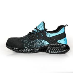 China Factory Fly Knit Breathable Origin Heat Resistant Cement Safety Shoes For Industrial Workers Work Shoes wholesale