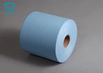 OEM Industrial Blue Paper Rolls , Cleaning Tissue Rolls For SMT Machine