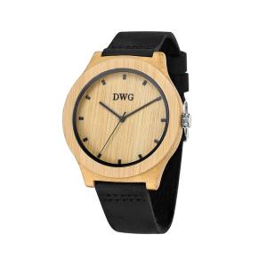 China Wide Belt Environmentally Friendly Watches , Maple Wooden Style Watches wholesale