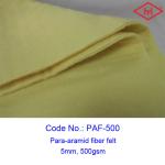 5mm Thickness Industrial Para Aramid Fiber Felt Rolls 500gsm