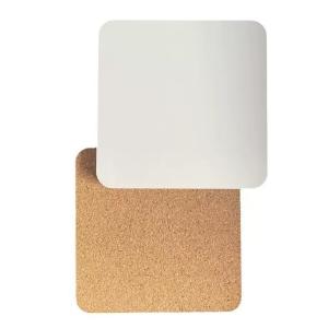 China Customization Blank MDF Sublimation Cork Coasters Wear Resistant wholesale