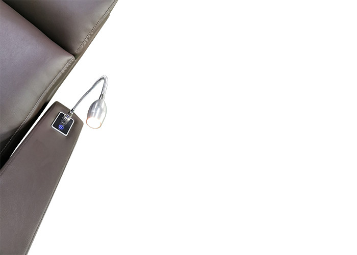Leather Cinema Theater Sofa USB Modern Recliner Chair