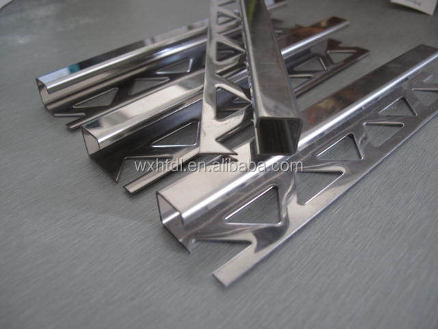 Aluminum Beautiful Stainless Steel Trim Corner Tile Stainless Steel Led Profiles