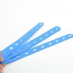 Corrosion Resistant Blue Stainless Steel Cable Ties Ball Lock Zip Ties