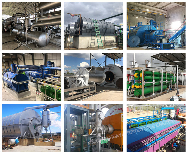 Waste Oil Sludge Pyrolysis Plant Non Pollution Waste Plastic Pyrolysis Plant