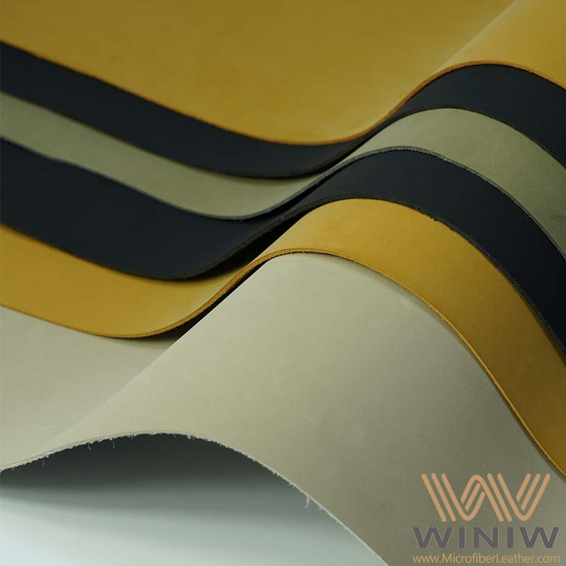 Fade-Resistant Faux Suede Upholstery Artificial Leather Material