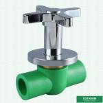 Ppr Chrome Plated Brass Cartridge PPR Ball Valve 20mm 25mm 32mm High Pressure