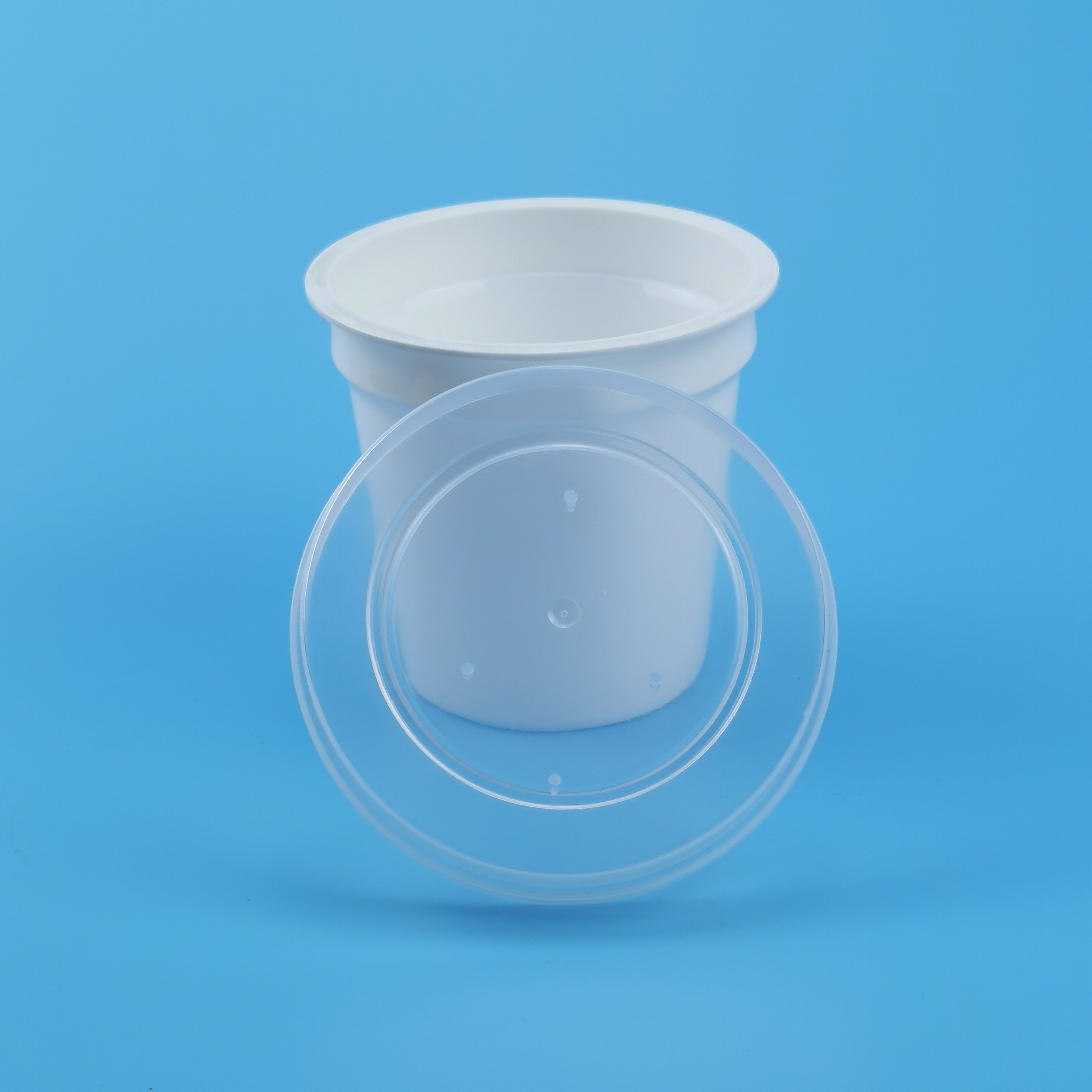 FDA Eco Friendly 450ml PP Plastic Sauce Cups With Lids