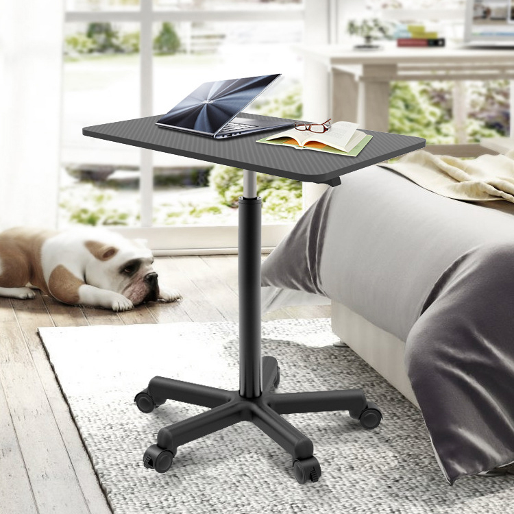 Mail Packing Eco-Friendly Partical Board Office Desk with Pneumatic Height Adjustment