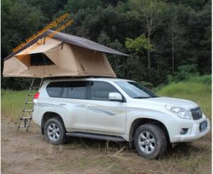 China Outdoor Waterproof Aluminum Poles 2-4 People Travelling Camping Car Top Trailer Tent wholesale