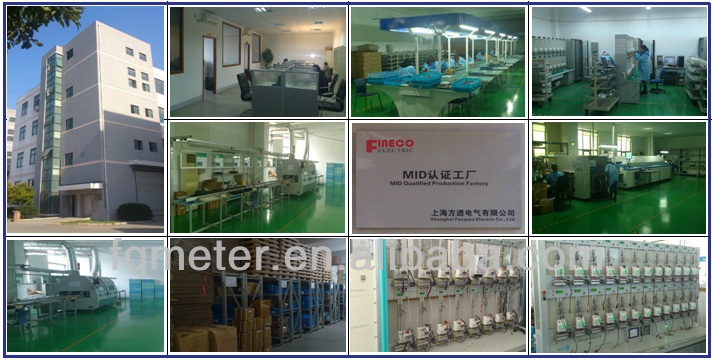Modbus RTU Three Phase CT Connected Din Rail Energy Meter 3*230/400V 1.5 6 A Class1.0