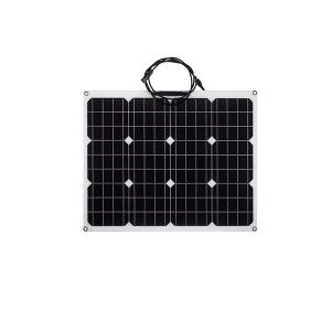 China 50W Semi Flexible Solar Panel High Toughness Bendable Solar Panels wholesale