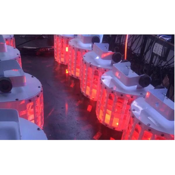 4*3W RGBW LED Derby Light Multi Coloured Strobe Disco Lighting 28*22*24cm