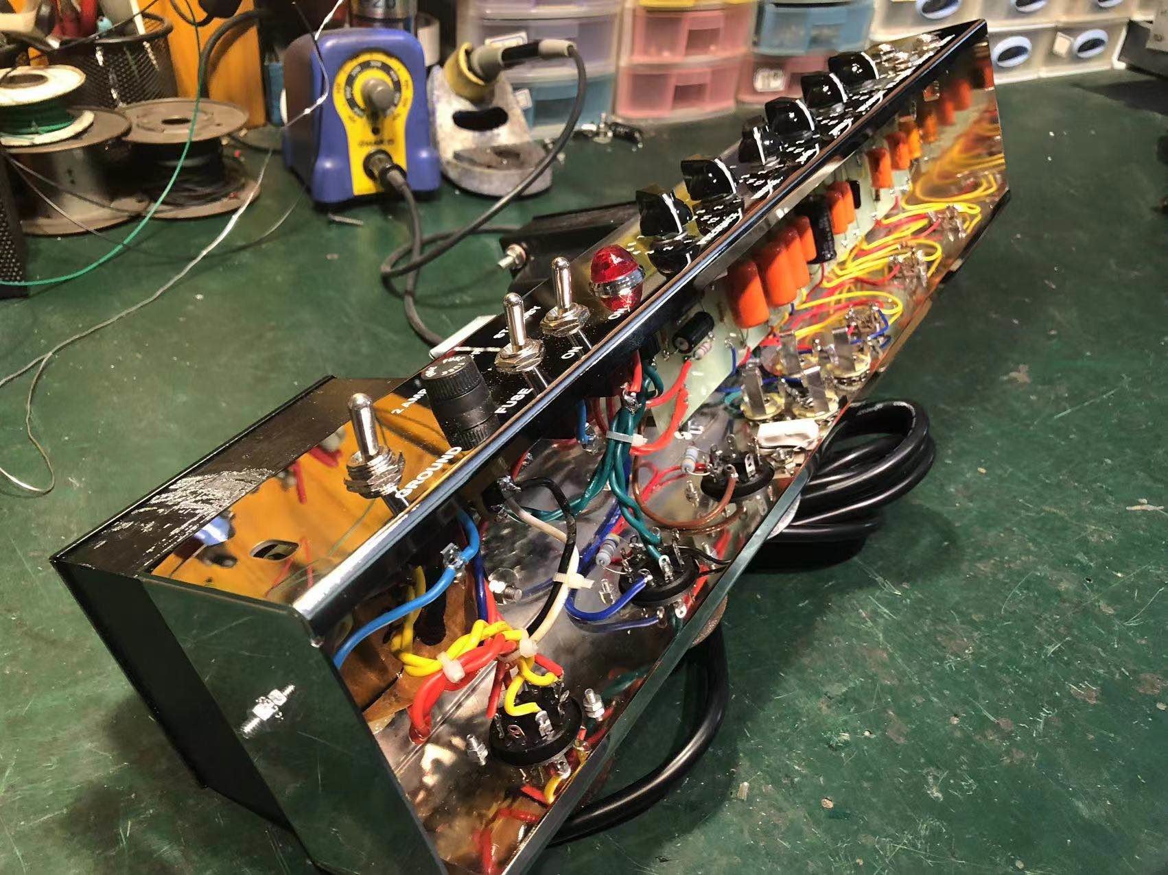 CUSTOM FENDER 5F6A STYLE 59 BASSMAN LTD 4X10 HANDWIRED ALL TUBE GUITAR AMP COMBO