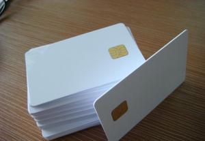 China SLE4442 5542 RFID Plastic Pvc Smart Contact Chip Card wholesale