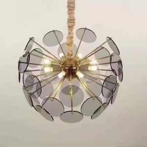 China Postmodern Glass Luxury Bedroom Crystal Pendant Light AV85V Dia 700mm wholesale