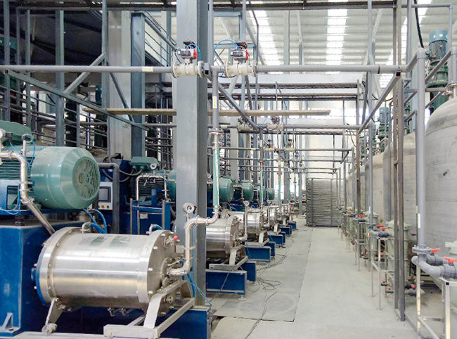 Discharging Separation Sub Micro Bead Mill 30L Series Fine Bead Mills