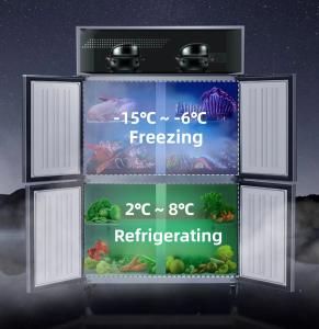 China Stainless Steel Commercial Refrigerator for Catering Temperature -6 -15C wholesale