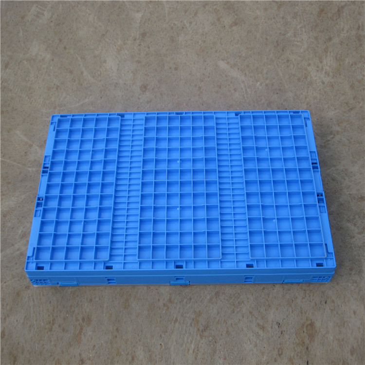 Folded Plastic Collapsible Containers Supply Chain Boxes Color Customized