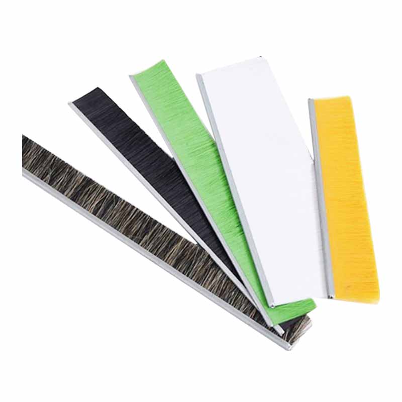 Rigid Industrial Weather Strip Brush For Window Door Threshold Seals