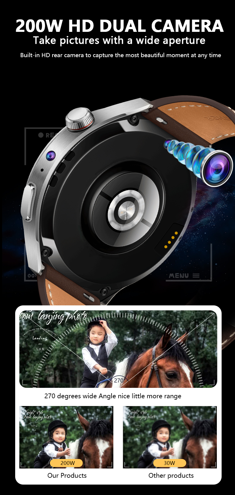B14 4G Smart Watch 1.62 Inch OLED Screen IP67 Waterproof