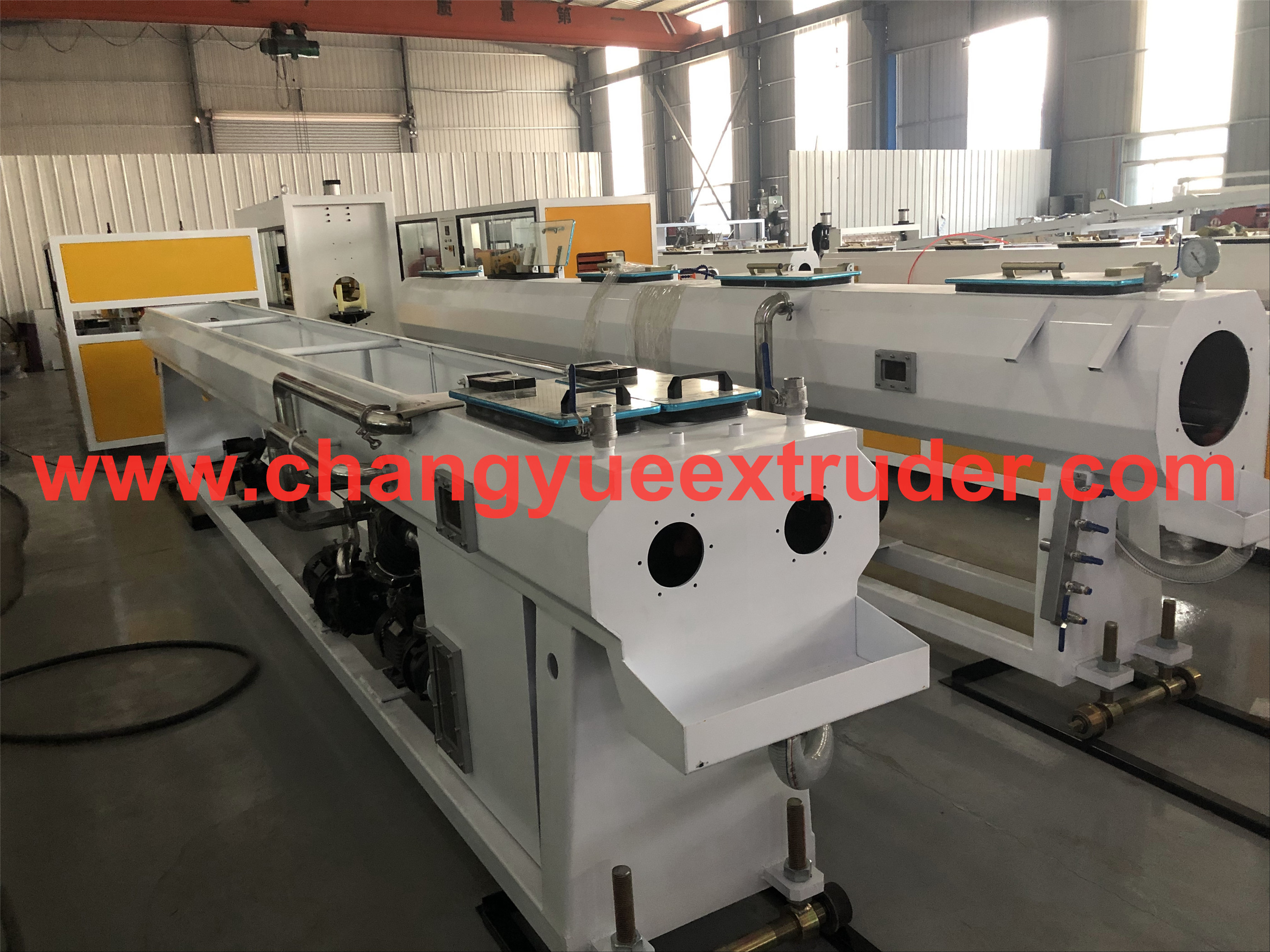 High Speed PVC Dual Electricity Conduit Pipe Extrusion Production Line for 6000 KG