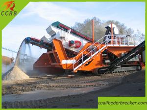 China Tracked Sandstone Portable Crushing Plant wholesale