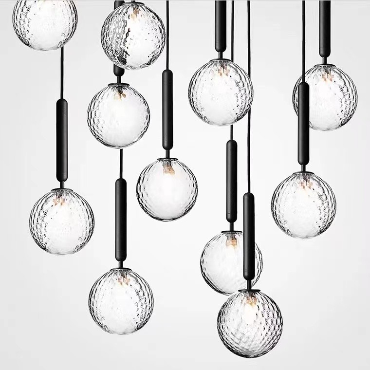 Small Cheap Wholesale Glass Spain Adjustable Pendant Lamp