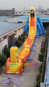 China Customized 0.9mm Slide Inflable Jumping Castle Combo wholesale