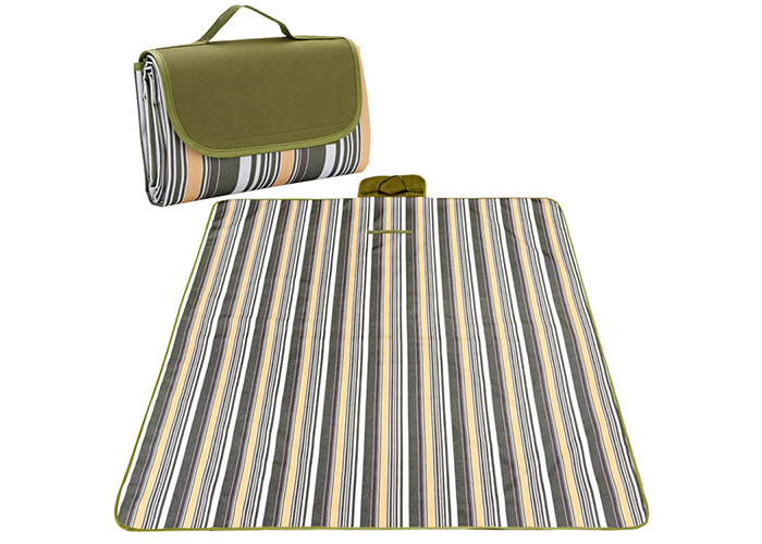 Polyester Waterproof Picnic Mat Backing For Beach Polyetser Peva Material
