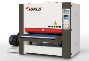 China 4ft 1220 mm Width Finger Joint Panel Solid Wood Board Planer Widebelt Sander BSGN-R-RP13 wholesale