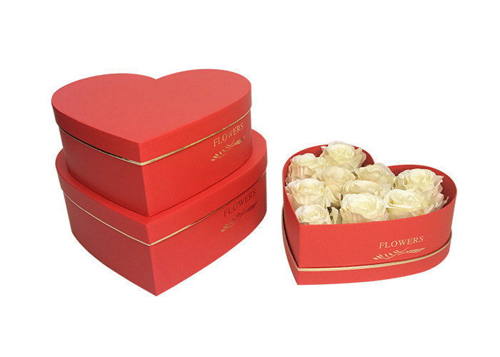 Square Cardboard Flower Bouquet Delivery Boxes , Elegant Florist Rose Boxes