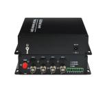 1080p 4 Channel 3G-SDI Fiber Converter with rs485+1Channel Forward Audio Single