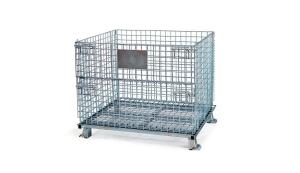 China Zinc Plated Warehouse Storage 50x50mm Steel Q235 Wire Mesh Cage wholesale
