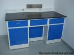 Wall Mounted Steel Lab Furniture , Alkali Resistant Lab Working Table
