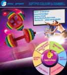 10kg 15kg 20kg 25kg 30kg 40kg Colorful Vinyl Coated Rubber Dumbbell Set