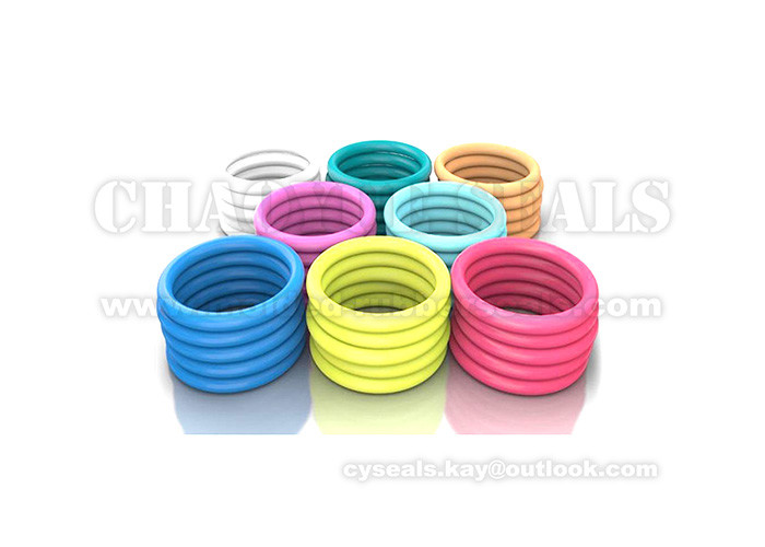Anti-UV  Concentrated Phosphoric and Acetic Acid Resistant Colorful Silicone Rubber O Ring Seals