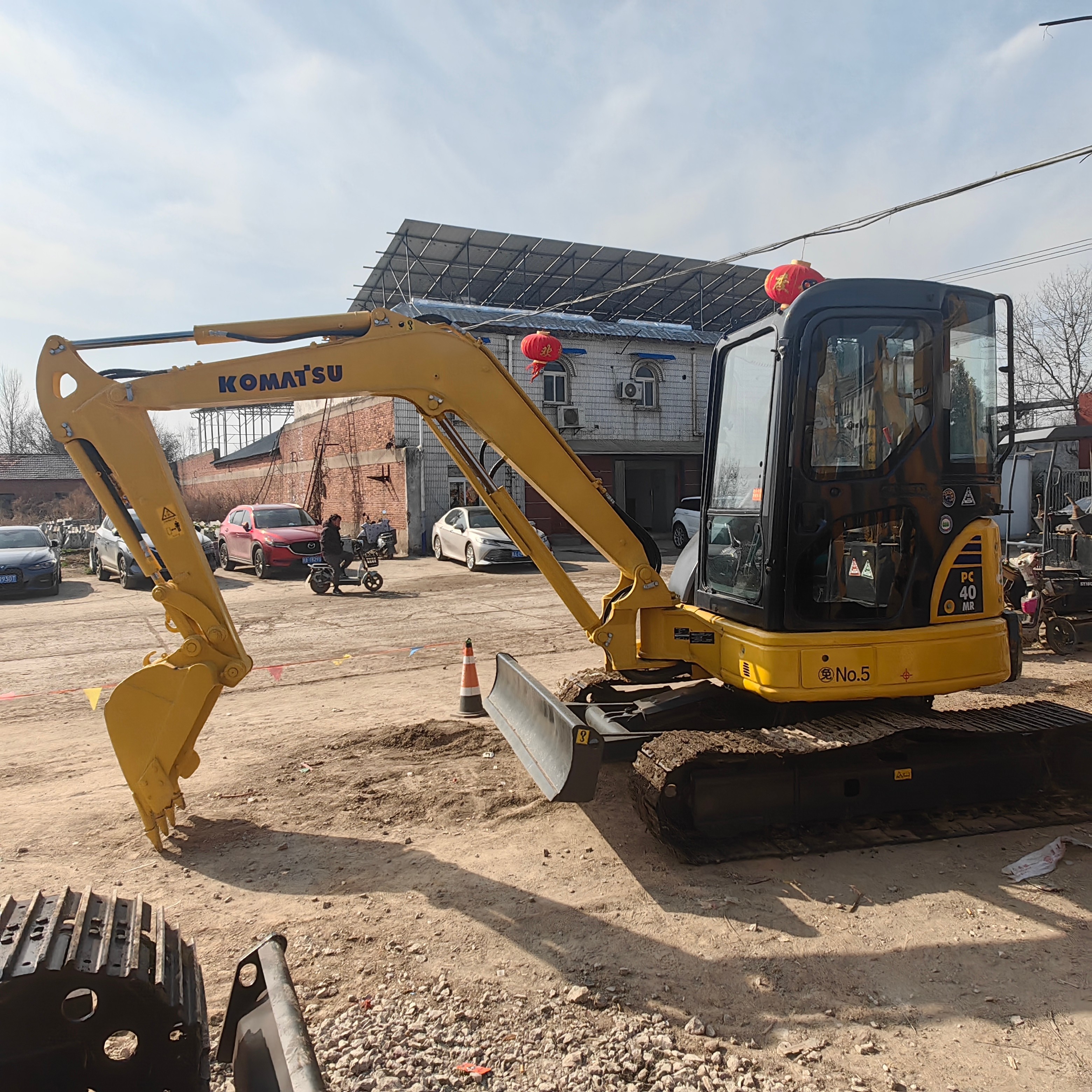 Used Mini PC40 Komatsu Backhoe Excavator 4ton Engineering Construction Machinery Digger