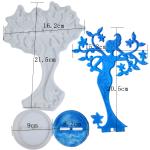 Epoxy Resin Christmas Decoration Moulds Sustainable Silicone Customized