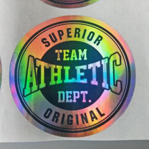 China Custom Logo Printed Die Cut Hologram Laser Sticker Label wholesale