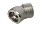 F304 45 Degree Elbow DN8 SCH160 Socket Pipe Fitting