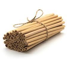 China Drinking Reusable Bamboo Straws Biodegradable 150mm Length 7mm Diameter wholesale