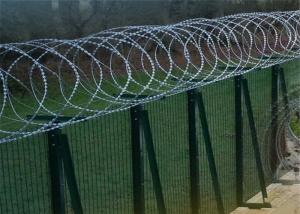 China 450mm Bto22 Galvanized Military Concertina Wire wholesale
