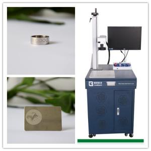 China NonMetal 20W Fiber Laser Marking Equipment For Plastic, ABS, PP, PU materials wholesale