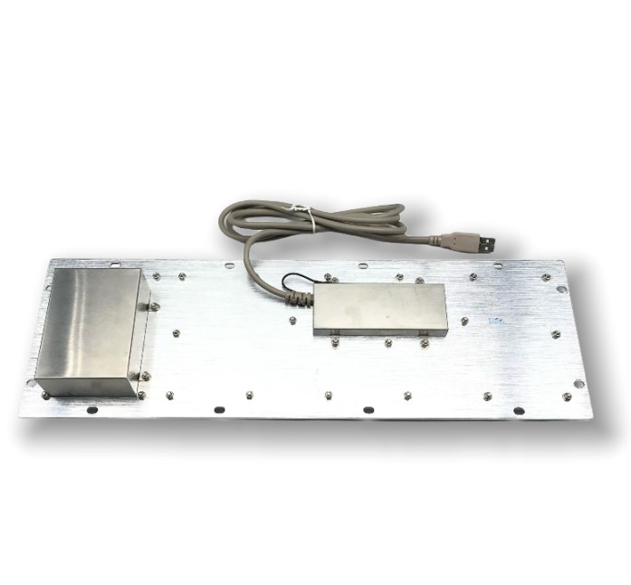 Dustproof Panel Mount Metal Waterproof Keyboard Esay Clean With 38mm Trackball