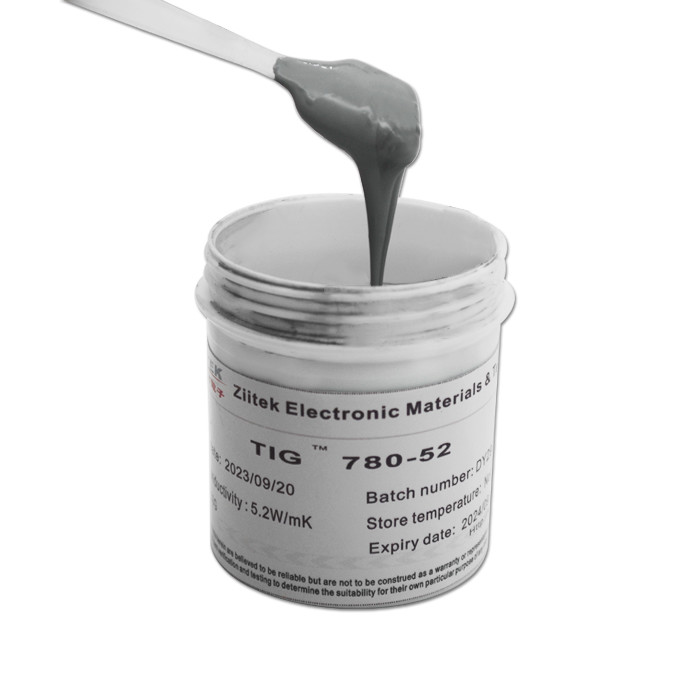TIG780-52 Hot Sale 5.2W High Quality Thermal Grease Cpu Gpu Graphics Card Conductivity Transistor Thermal Silicone Paste